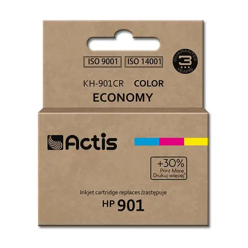 Actis Tinta KH-901CR (sustitución de la HP 901 CC656AE; estándar; 21 ml; color)