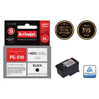 Activejet Tinta AC-510R (sustituye a la Canon PG-510; Premium; 12 ml; negra)