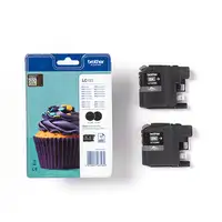 Brother LC123BKBP2DR cartucho de tinta 1 pieza(s) Original Negro