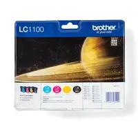 Brother LC1100VALBPDR cartucho de tinta 4 pieza(s) Original Negro, Cian, Magenta,