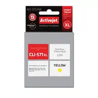 Activejet ACC-571YNX (Canon CLI-571Y XL replacement; Supreme; 12 ml; yellow)