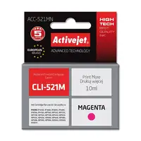 Activejet Tinta ACC-521MN (repuesto Canon CLI-521M; Supreme; 10 ml; rojo)