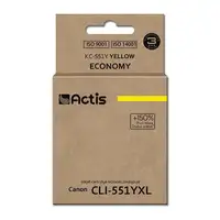 Actis Tinta KC-551Y (Canon CLI-551Y de repuesto; estándar; 12 ml; amarilla)