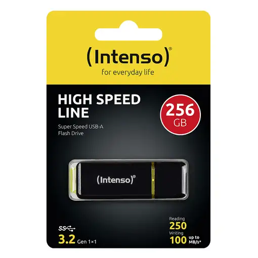Intenso High Speed Line unidad flash USB 256 GB USB tipo A 3.2 Gen 1 (3.1 Gen 1) N