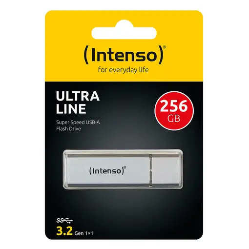 Intenso Ultra Line unidad flash USB 256 GB USB tipo A 3.2 Gen 1 (3.1 Gen 1) Plata