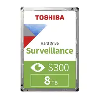 Toshiba S300 Surveillance disco duro interno 8 TB 7200 RPM 256 MB 3.5" Serial ATA