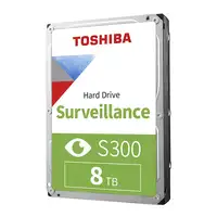 Toshiba S300 Surveillance disco duro interno 8 TB 7200 RPM 256 MB 3.5" Serial ATA
