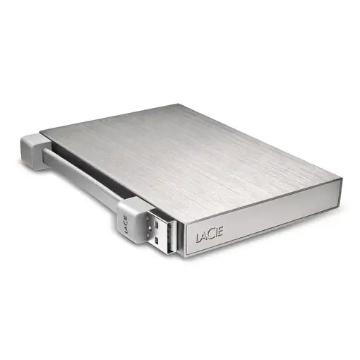 LaCie Rikiki Go disco duro externo 500 GB 2.5" USB 2.0 Plata