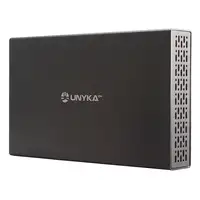 UNYKAch Lok 0.2 Caja de disco duro (HDD) Negro 3.5"