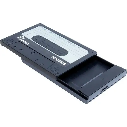 Inter-Tech HD-25620 Caja de disco duro (HDD) Negro, Blanco 2.5"