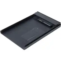 Inter-Tech HD-25620 Caja de disco duro (HDD) Negro, Blanco 2.5"