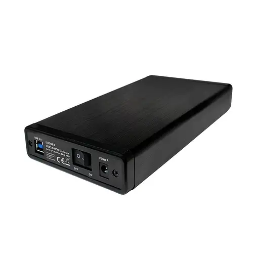 LogiLink UA0284 caja para disco duro externo Caja de disco duro (HDD) Negro 3.5"