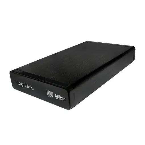 LogiLink UA0284 caja para disco duro externo Caja de disco duro (HDD) Negro 3.5"