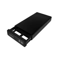 LogiLink UA0284 caja para disco duro externo Caja de disco duro (HDD) Negro 3.5"