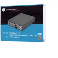 Silverstone SST-FS202B panel bahía disco duro Negro