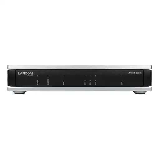 LANCOM 1650E router Gigabit Ethernet Negro, Gris