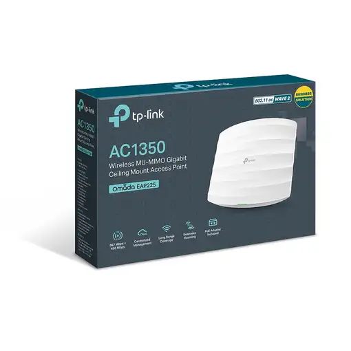TP-Link Omada EAP225 punto de acceso inalámbrico 1350 Mbit/s Blanco Energía sobre