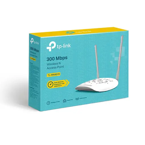 TP-Link TL-WA801N punto de acceso inalámbrico 300 Mbit/s Blanco Energía sobre Ethe