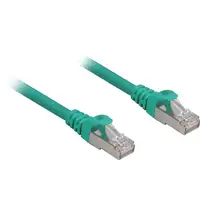 Sharkoon Cat.6a SFTP cable de red Verde 0,25 m Cat6a S/FTP (S-STP)