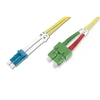 Digitus Fibra óptica modo único cable de conexión SC ( APC ) a LC ( PC )
