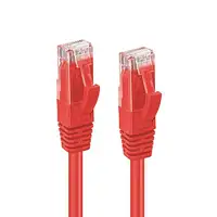 Microconnect UTP601R cable de red Rojo 1 m Cat6 U/UTP (UTP)