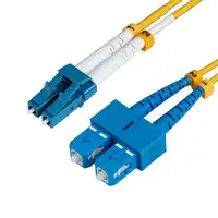Microconnect FIB421001 Cable de fibra óptica e InfiniBand 1 m LC SC Amarillo