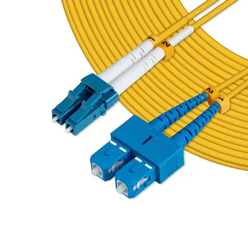 Microconnect FIB421001 Cable de fibra óptica e InfiniBand 1 m LC SC Amarillo