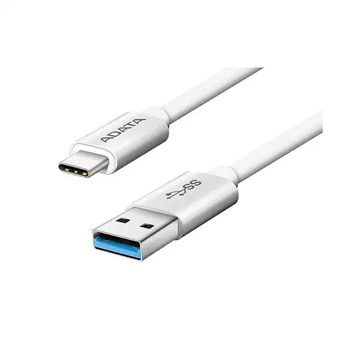 ADATA USB-C - USB 3.0, 1m cable USB USB 3.2 Gen 1 (3.1 Gen 1) USB C USB A Blanco