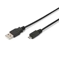 Ewent EC1020 cable USB USB 2.0 1,8 m USB A Micro-USB A Negro