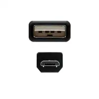 Ewent EC1020 cable USB USB 2.0 1,8 m USB A Micro-USB A Negro