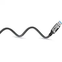 Goobay 70498 cambiador de género para cable USB A RJ-45 Negro, Plata
