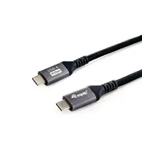 Equip 128383 Cable USB 4 Gen 3 C a C, M/M, 2,0m, PD3.1 240W, 8K/60Hz, 40Gbps, Negr