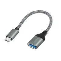 LogiLink CU0106 cable USB USB 3.2 Gen 1 (3.1 Gen 1) 0,15 m USB C USB A Gris