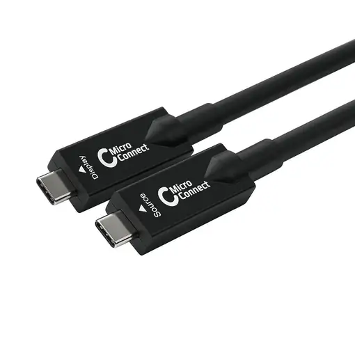 Microconnect USB3.2CC15OP cable USB USB 3.2 Gen 2 (3.1 Gen 2) 15 m USB C Negro