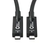 Microconnect USB3.2CC15OP cable USB USB 3.2 Gen 2 (3.1 Gen 2) 15 m USB C Negro
