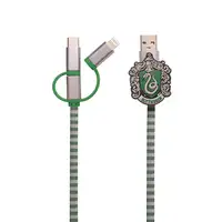 Thumbs Up 1002654 cable USB 1 m USB A Micro-USB B Verde, Gris