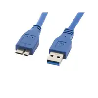 Lanberg CA-US3M-10CC-0005-B cable USB 0,5 m Micro-USB A USB A Azul