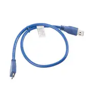 Lanberg CA-US3M-10CC-0005-B cable USB 0,5 m Micro-USB A USB A Azul
