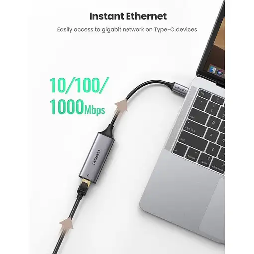 Ugreen 50737 adaptador y tarjeta de red Ethernet 1000 Mbit/s