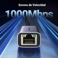 Ugreen 50737 adaptador y tarjeta de red Ethernet 1000 Mbit/s