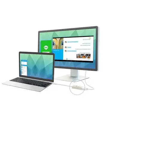j5create JCA111 Adaptador gráfico USB 1920 x 1080 Pixeles Aluminio, Blanco
