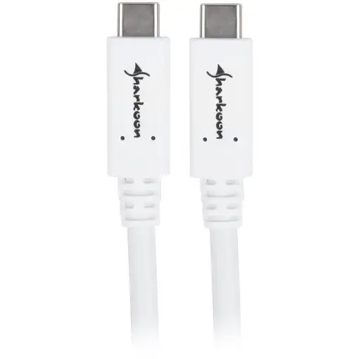 Sharkoon 4044951021185 cable USB USB 3.2 Gen 1 (3.1 Gen 1) 1 m USB C Blanco