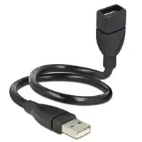 DeLOCK 35cm USB 2.0 cable USB 0,35 m USB A Negro