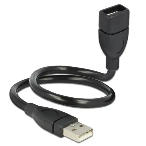 DeLOCK 35cm USB 2.0 cable USB 0,35 m USB A Negro