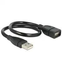 DeLOCK 35cm USB 2.0 cable USB 0,35 m USB A Negro