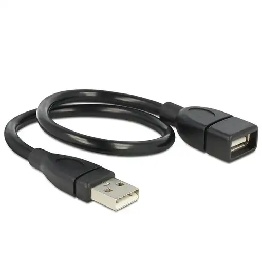DeLOCK 35cm USB 2.0 cable USB 0,35 m USB A Negro