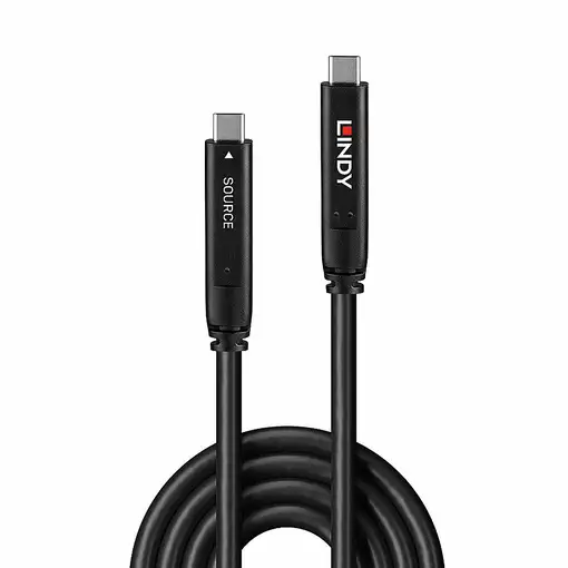 Lindy 43393 cable USB USB 3.2 Gen 1 (3.1 Gen 1) 8 m USB C Negro