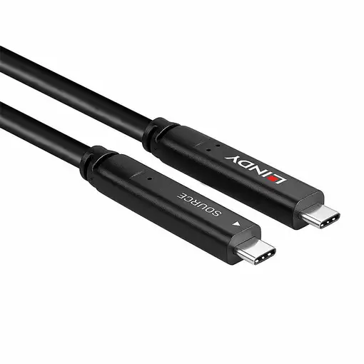 Lindy 43393 cable USB USB 3.2 Gen 1 (3.1 Gen 1) 8 m USB C Negro