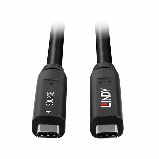 Lindy 43393 cable USB USB 3.2 Gen 1 (3.1 Gen 1) 8 m USB C Negro
