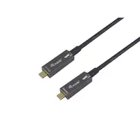 Equip 119462 Cable óptico activo USB-C a C, M/M, 10m, PD 60W, 4K/60Hz, 10Gbps, Víd